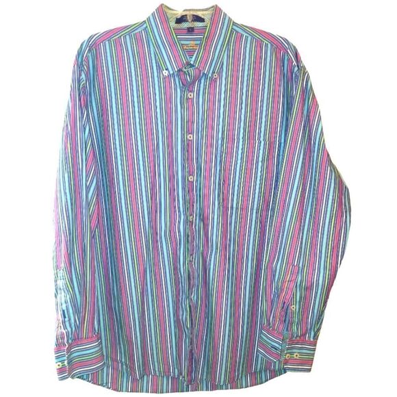 Alan Flusser Men's Button Down Dress Shirt - Picture 1 of 7